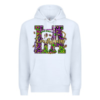 White louisiana mardi gras Premium Hoodie - OliviaCreatesArt