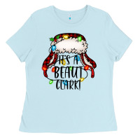 Baby Blue it's a beaut clark christmas vacation Ladies Tee - Jasminsmagicworld
