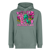 Sage My first Valentine's Day Dragon Heavyweight Hoodie - FaDigitalArtStudio