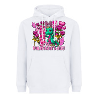 White My first Valentine's Day Dragon Heavyweight Hoodie - FaDigitalArtStudio