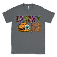 Charcoal Heather spooky pumpkin Classic Tee - SublimationCraftShop