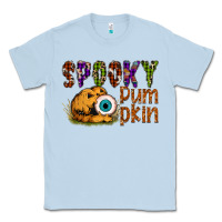 Dusty Blue spooky pumpkin Classic Tee - SublimationCraftShop