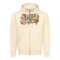 Sandshell pumpkin spice everything Zipper Hoodie - CowGirlArtShop