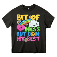 Asphalt bit of a mess but doin my best Heavy Core Tee - NancyCooperArtShop