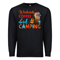 Black weekends coffee and camping frappe coffee Premium Sweatshirt - FaDigitalArtStudio