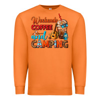 Carrot weekends coffee and camping frappe coffee Premium Sweatshirt - FaDigitalArtStudio
