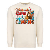 Sandshell weekends coffee and camping frappe coffee Premium Sweatshirt - FaDigitalArtStudio