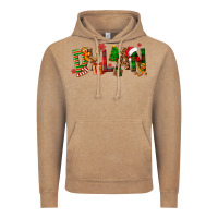 Vintage Coffee Personalized Christmas Themed Vintage Hoodie - NancyCooperArtShop