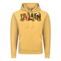 Vintage Mustard Personalized Christmas Themed Vintage Hoodie - NancyCooperArtShop