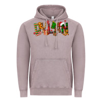 Vintage Zinc Personalized Christmas Themed Vintage Hoodie - NancyCooperArtShop