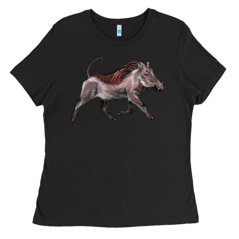 Warthog Illustrations Ladies Tee by LillyAllenDesigns | Teevron
