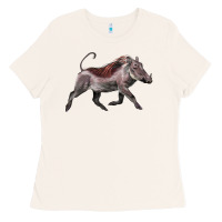 Bone Warthog Illustrations Ladies Tee - LillyAllenDesigns