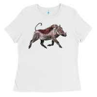 White Warthog Illustrations Ladies Tee - LillyAllenDesigns