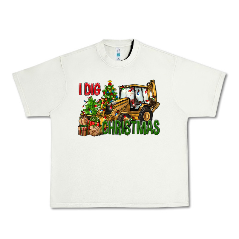 I Dig Christmas Backhoe Loader Urban Heavy Tee by BundleAndBundleShop | Teevron