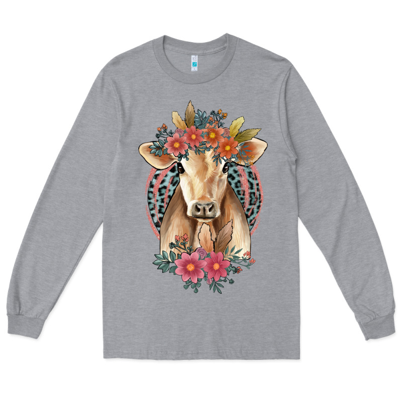 Flower Cow Long Sleeve Tee by Jasminsmagicworld | Teevron