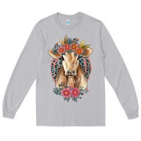 Moon Dust flower cow Long Sleeve Tee - Jasminsmagicworld