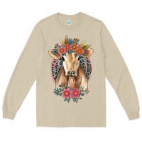 Mushroom flower cow Long Sleeve Tee - Jasminsmagicworld