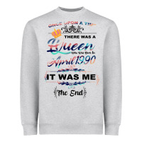The Queen Reigning Since 1990 Heavyweight Sweatshirt | Teevron