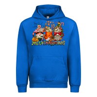 Cobalt Hallothanksmas Gnome Coffee Cups Urban Hoodie - CowhideDigitalArt