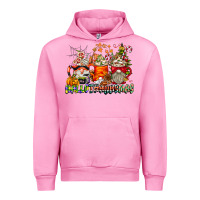 Fuchsia Pink Hallothanksmas Gnome Coffee Cups Urban Hoodie - CowhideDigitalArt
