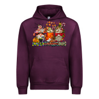Mauve Wine Hallothanksmas Gnome Coffee Cups Urban Hoodie - CowhideDigitalArt