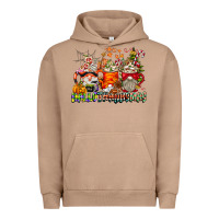 Pigment Burro Hallothanksmas Gnome Coffee Cups Urban Hoodie - CowhideDigitalArt