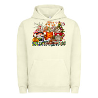 Pigment Pistachio Hallothanksmas Gnome Coffee Cups Urban Hoodie - CowhideDigitalArt