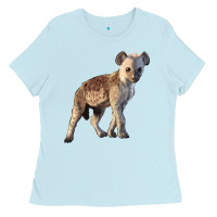 Baby Blue Baby Hyena Illustrations Ladies Tee - LillyAllenDesigns