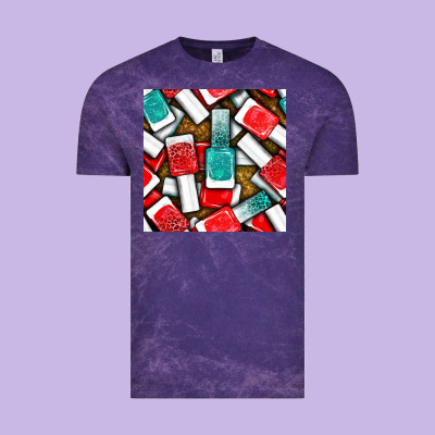 Nail Polish With Glitter Seamless Pattern Bbs Vintage Tee Designed By Bundleandbundleshop
