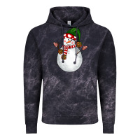 Cloud Black Snowman Vintage Hoodie - NancyCooperArtShop