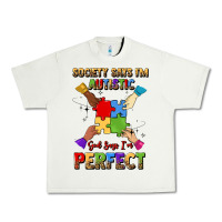 Pistachio society says i'm autistic god says i'm perfect Urban Heavy Tee - JahusDesignShop