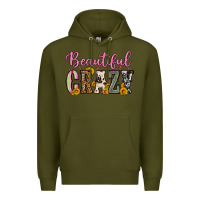 Army Green beautiful crazy Premium Hoodie - OliviaCreatesArt