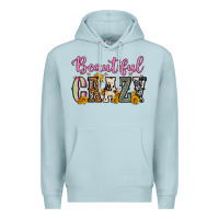 Blue Mist beautiful crazy Premium Hoodie - OliviaCreatesArt