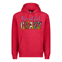 Cardinal beautiful crazy Premium Hoodie - OliviaCreatesArt