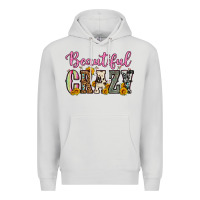 Dove Grey beautiful crazy Premium Hoodie - OliviaCreatesArt