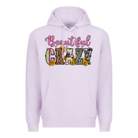 Lilac beautiful crazy Premium Hoodie - OliviaCreatesArt