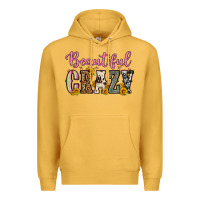 Mustard beautiful crazy Premium Hoodie - OliviaCreatesArt