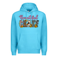 Ocean Blue beautiful crazy Premium Hoodie - OliviaCreatesArt