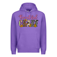 Purple beautiful crazy Premium Hoodie - OliviaCreatesArt
