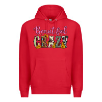 Red beautiful crazy Premium Hoodie - OliviaCreatesArt