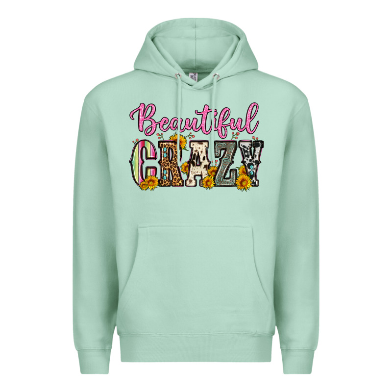 Beautiful Crazy Premium Hoodie by OliviaCreatesArt | Teevron