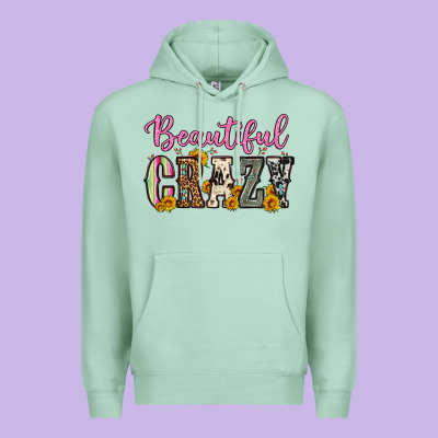 Beautiful Crazy Premium Hoodie Designed By Oliviacreatesart
