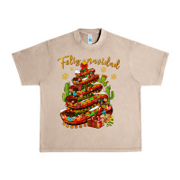 French Oak Christmas Feliz Navidad Urban Heavy Tee - BundleAndBundleShop