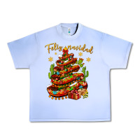 Grape Ice Christmas Feliz Navidad Urban Heavy Tee - BundleAndBundleShop