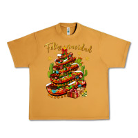 Peanut Butter Christmas Feliz Navidad Urban Heavy Tee - BundleAndBundleShop