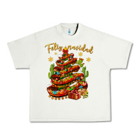 Pistachio Christmas Feliz Navidad Urban Heavy Tee - BundleAndBundleShop