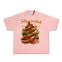 Salmon Christmas Feliz Navidad Urban Heavy Tee - BundleAndBundleShop