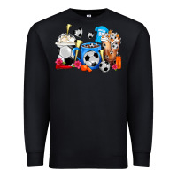 Black Soccer Coffee Cups Premium Sweatshirt - FaDigitalArtStudio