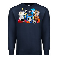Navy Soccer Coffee Cups Premium Sweatshirt - FaDigitalArtStudio