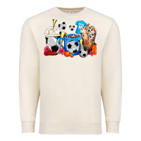 Sandshell Soccer Coffee Cups Premium Sweatshirt - FaDigitalArtStudio